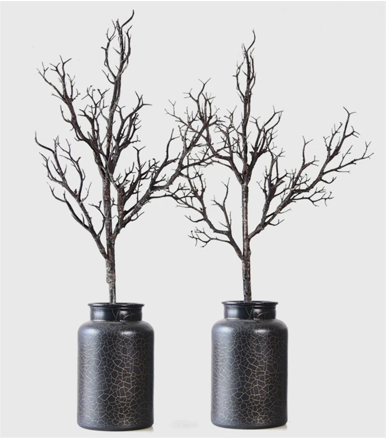 QSLH V805 Home Decoration Artificial Tree Branches Single Real Touch Dried Branches