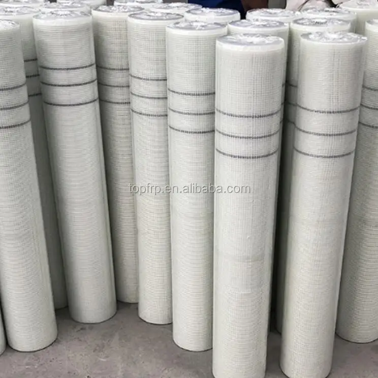 5*5mm Alkali Resistant GRC Fiberglass Mesh Cloth for Walls