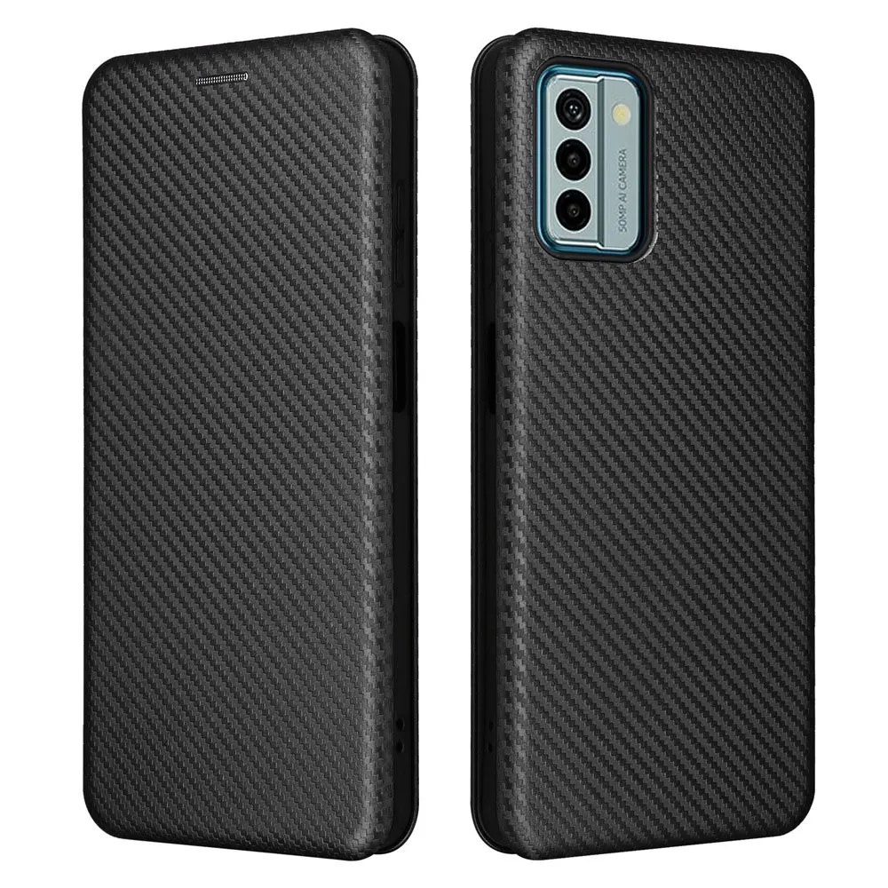 Laudtec Sjk969 Carbon Fiber Texture Phone Case Card Shell Simple Business Cover Shockproof Skin Friendly For Nokia All Models