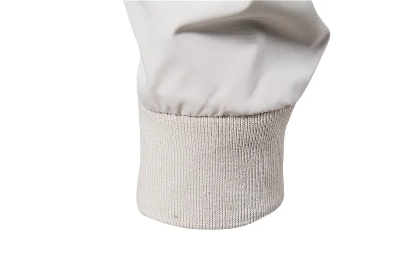 Men's Jacket Solid Colour Stand Collar Casual Winter Outerwear_voghion.com