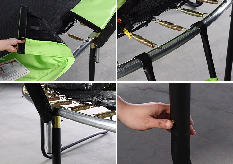 Zoshine Cheap 12ft Big Spring Bungee Trampoline Trampoline Outdoor Kids