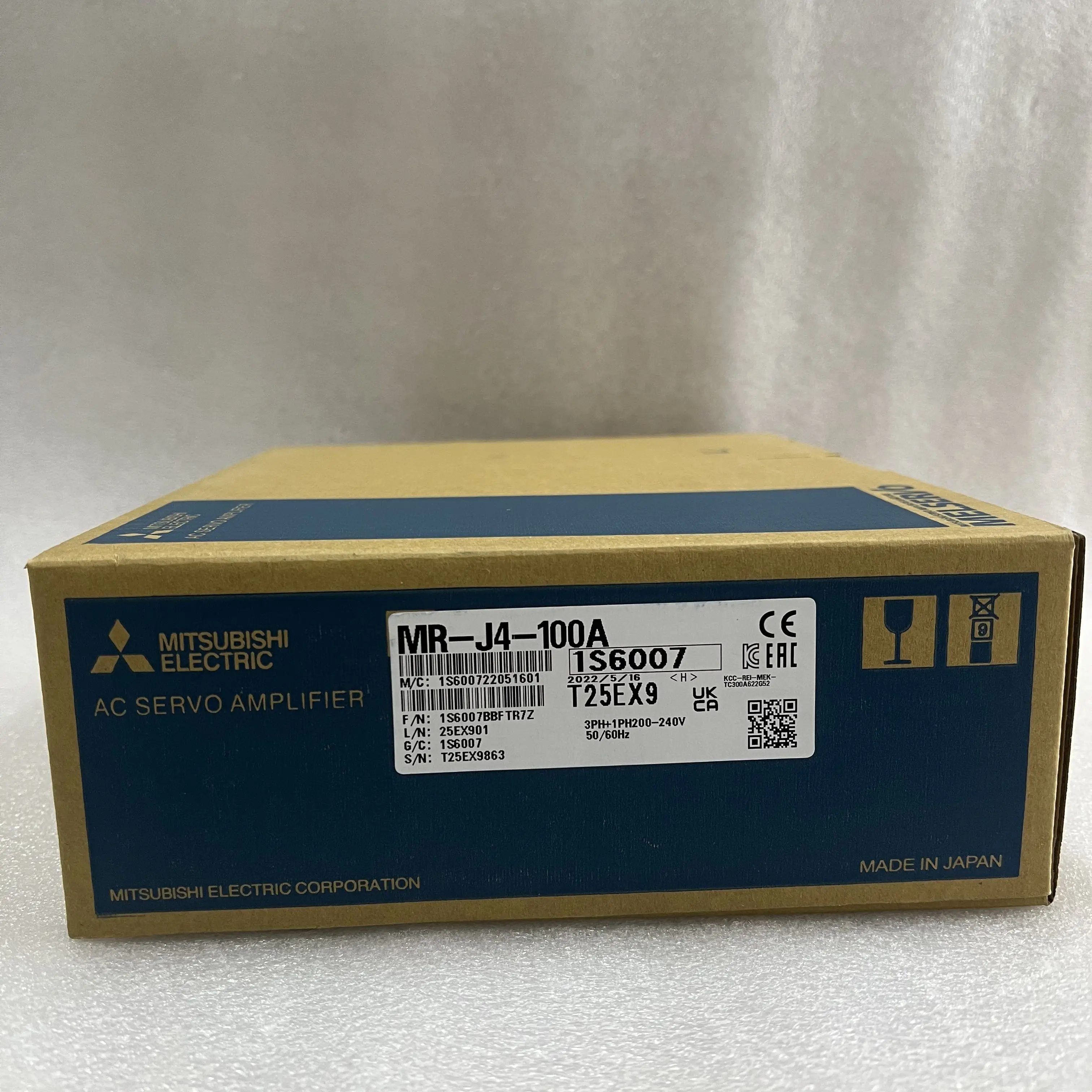 Mitsubishi AC Servo Amplifier MR-J4-100A