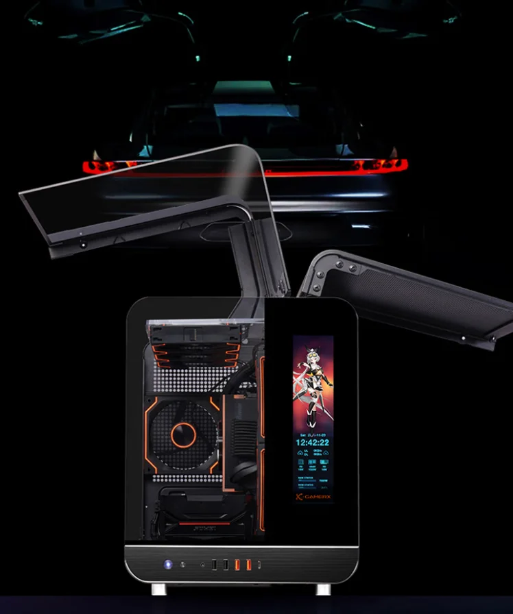 Phantom Super Sports Tower Case - Mid Tower Design with Digital