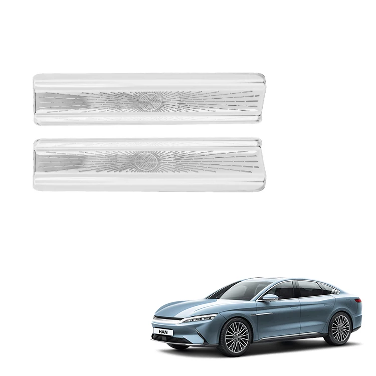Under Seat Air Vent Cover for BYD Han Accessories Stainless Steel Air Conditioning Outlet Cover Under Seat Interior Accessory