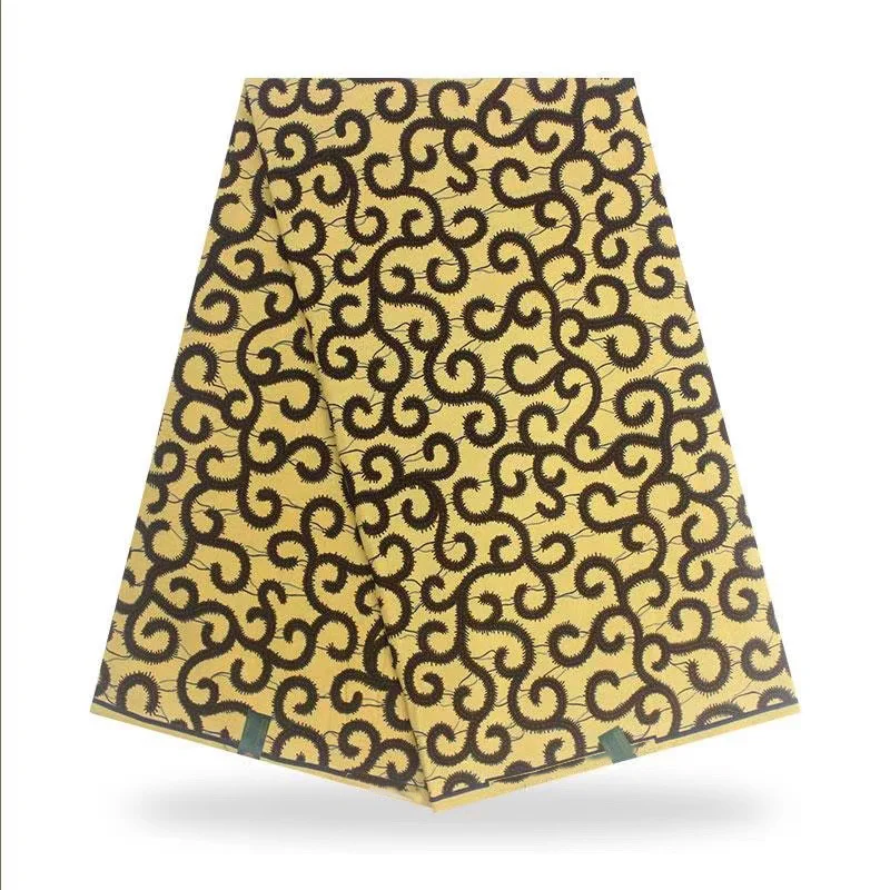 
Оптовая продажа, Африканский Kitenge/Leso/Khanga восковые принты, стиль печати воском, 100% хлопок, синяя ткань 