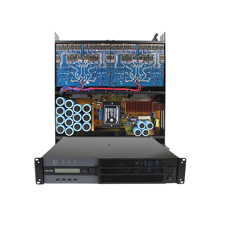 LA2X Amplifier Audio Professional 2000 Watts Sound 4 Channel Subwoofer Power Amplifier with Dsp
