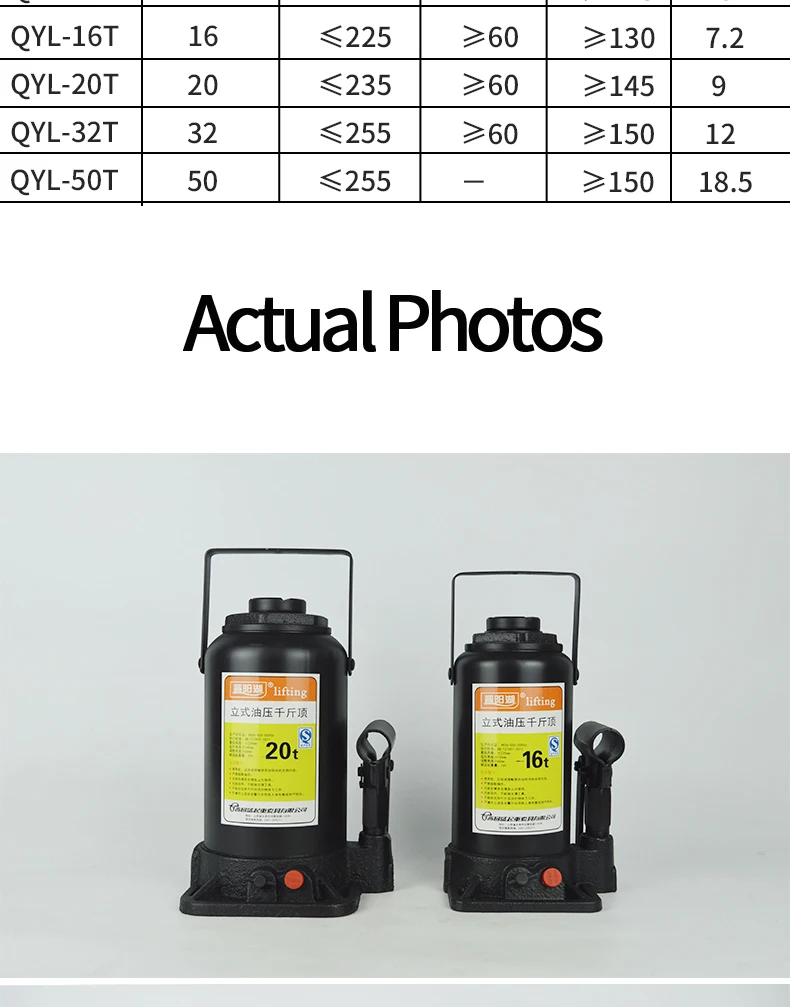 20 Ton Vertical Hydraulic Bottle Car Jack Buy Hydraulic Bottle Jack