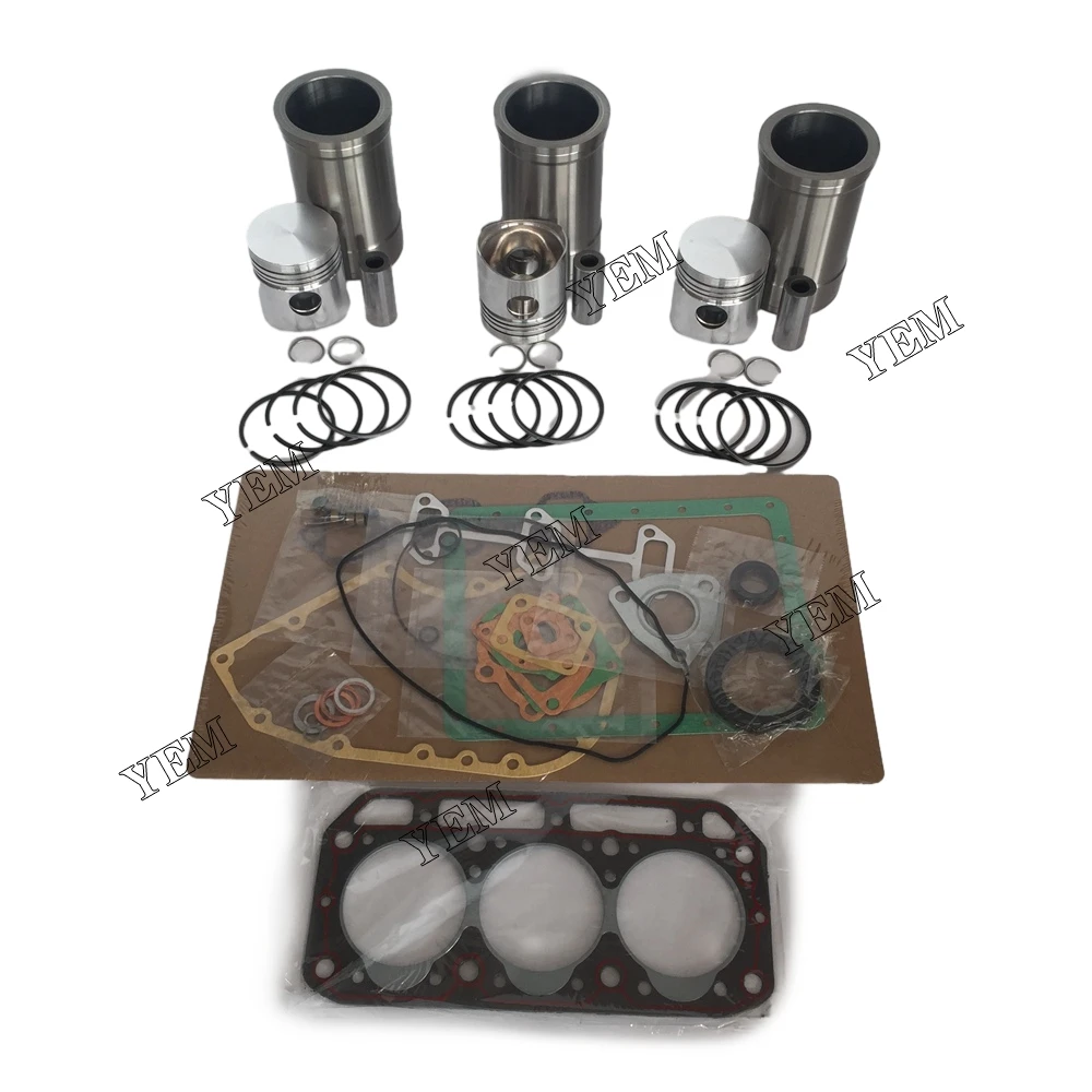 3x for Yanmar Overhaul Kit With Gasket Set 3T84 Engine Spare Parts 4