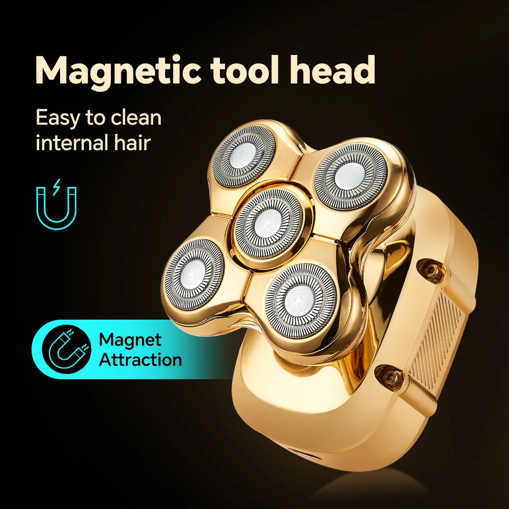 Five Blade Full Body Washing Electric Shaver Self-Shaving Divine Tool for Head Shaving Special Machine Head Shaving Shaver supplier