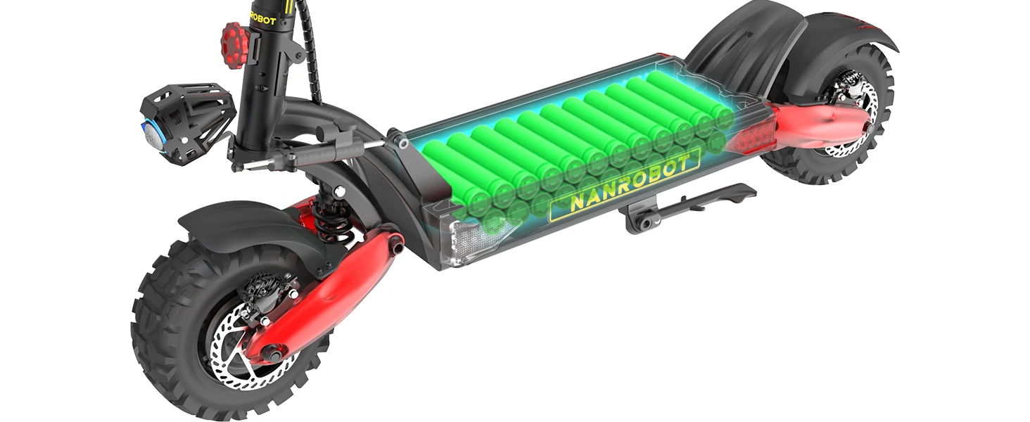 Adult Foldable Fast Speed Motor Electric Scooter Generator High Quality Electric Scooterx2 Nanrobot LS7+ 60v Black Electronic Ce