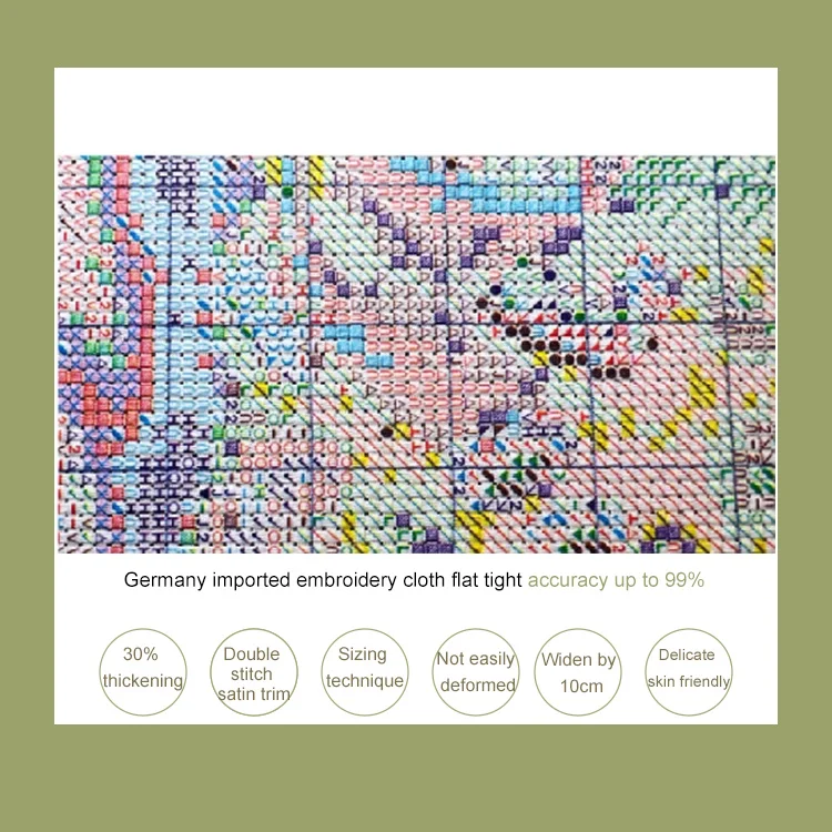 ZZ5766-Зимняя Снежная Вышивка крестом 2024 новый стиль гостиная столовая простая картина маслом Пейзажная живопись