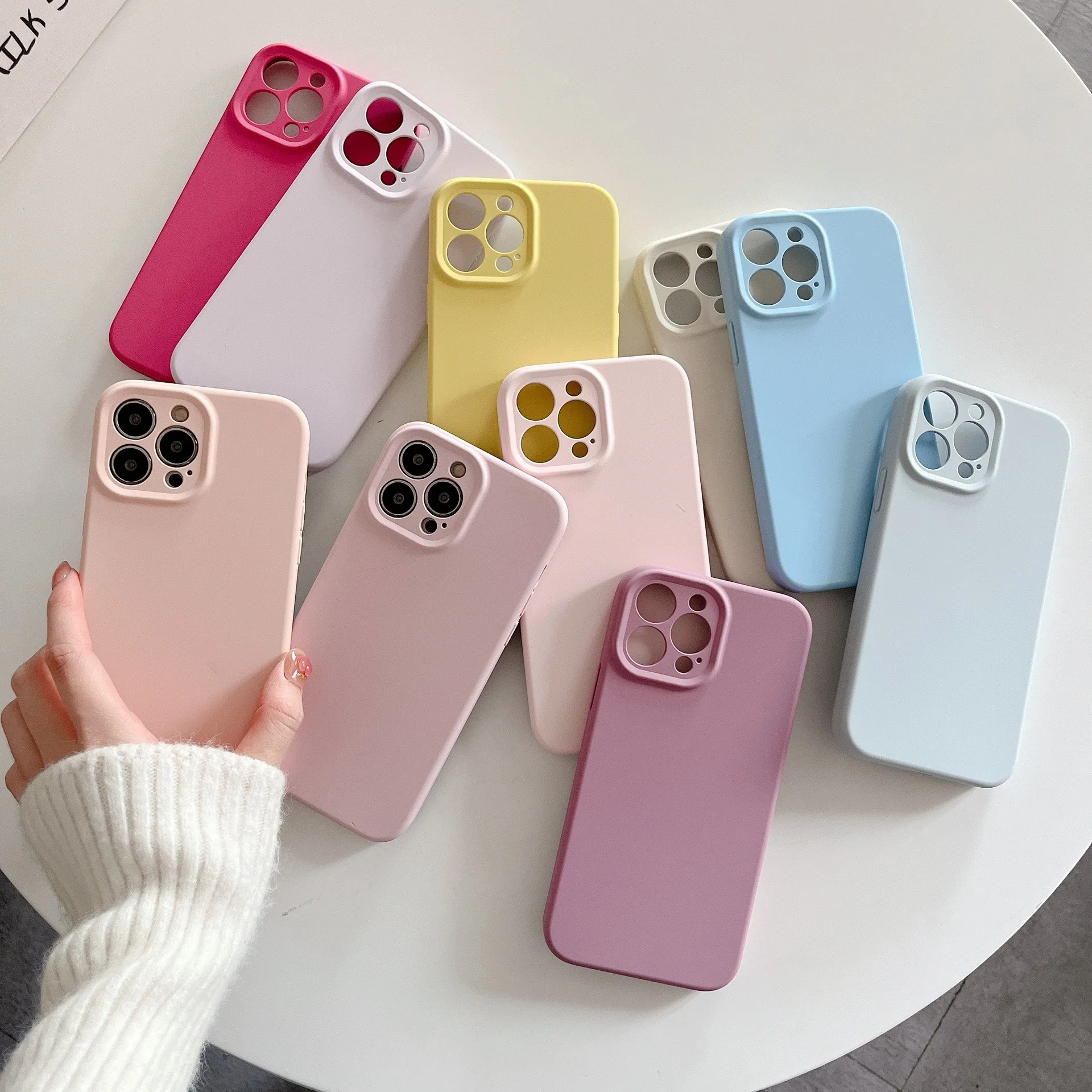 Liquid Silicone Case Compatible Shockproof Phone Cover  for  iPhone 16 15 14   Phone Case  Full Body Protection ALF-111 Laudtec