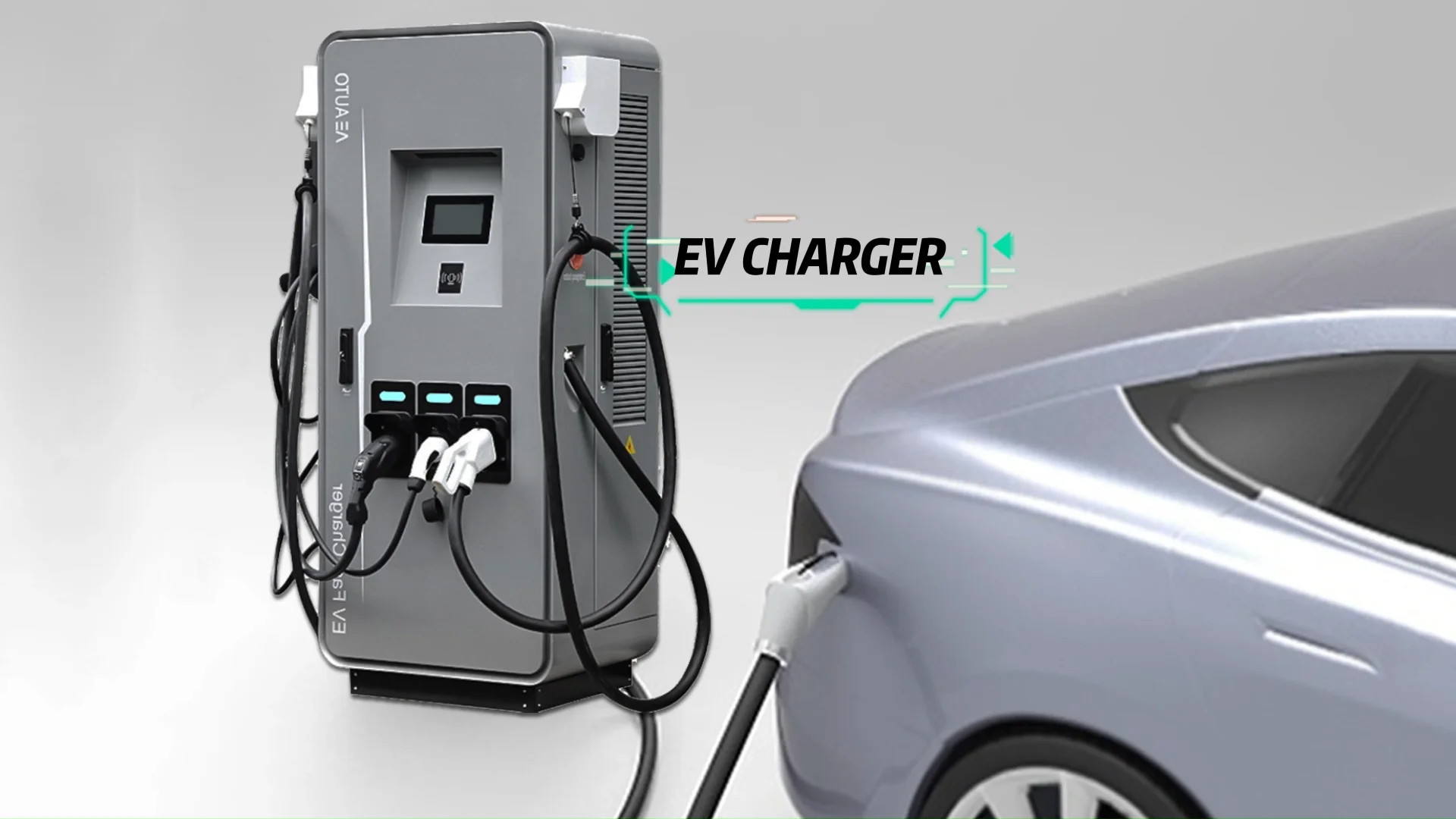 Floor Mounted Ccs2 Dc Fast Rapid Charging Ev Charger Ccs1 Station Ev