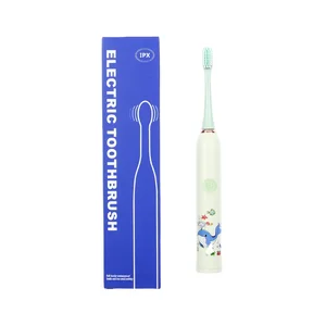 Factory New Style Cheap Economic Style Electric Toothbrush for Kids with Lovely Character Printed Cute Battery Powered
