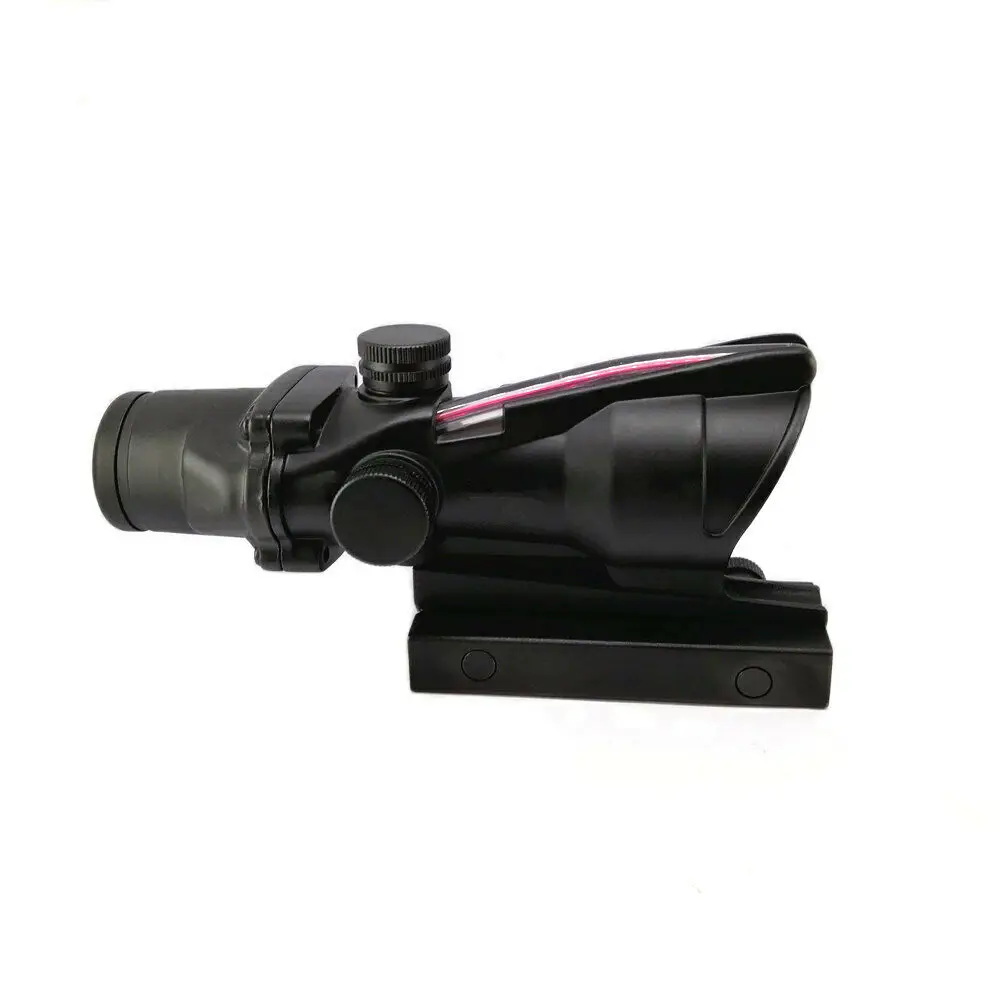 Scope Acog 4x32 Real Fiber Optics Red Green Illuminated Chevron Glass ...