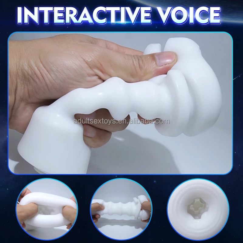 Automatic Telescopic Rotation Male Masturbator Cup Realistic Textured Male Stroker Thrusting Spinning Suction Masturbation Cup
