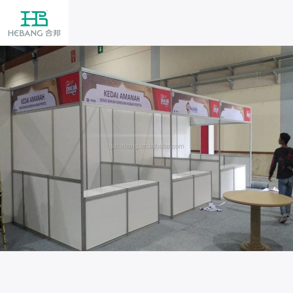Easy Install Upright Extrusion Aluminum Shell Stand for Trade Shows Exhibition Equipment