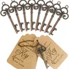 Lot de 10 chaînes à billes rouge antique