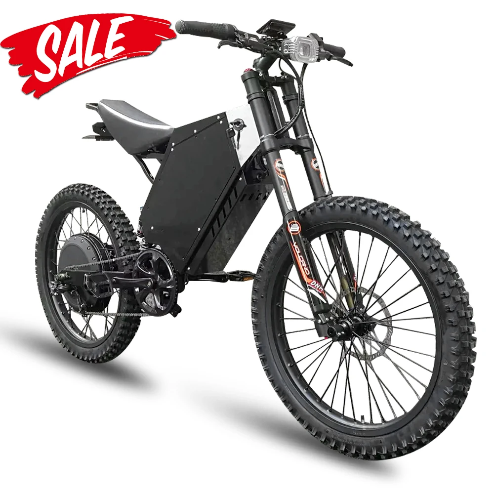 EU Stock High Power Electric Mountain Bike 84V 15000W 56AH 140km/h Fat Tire  15000W Ebike with Steel Frame 72V Voltage