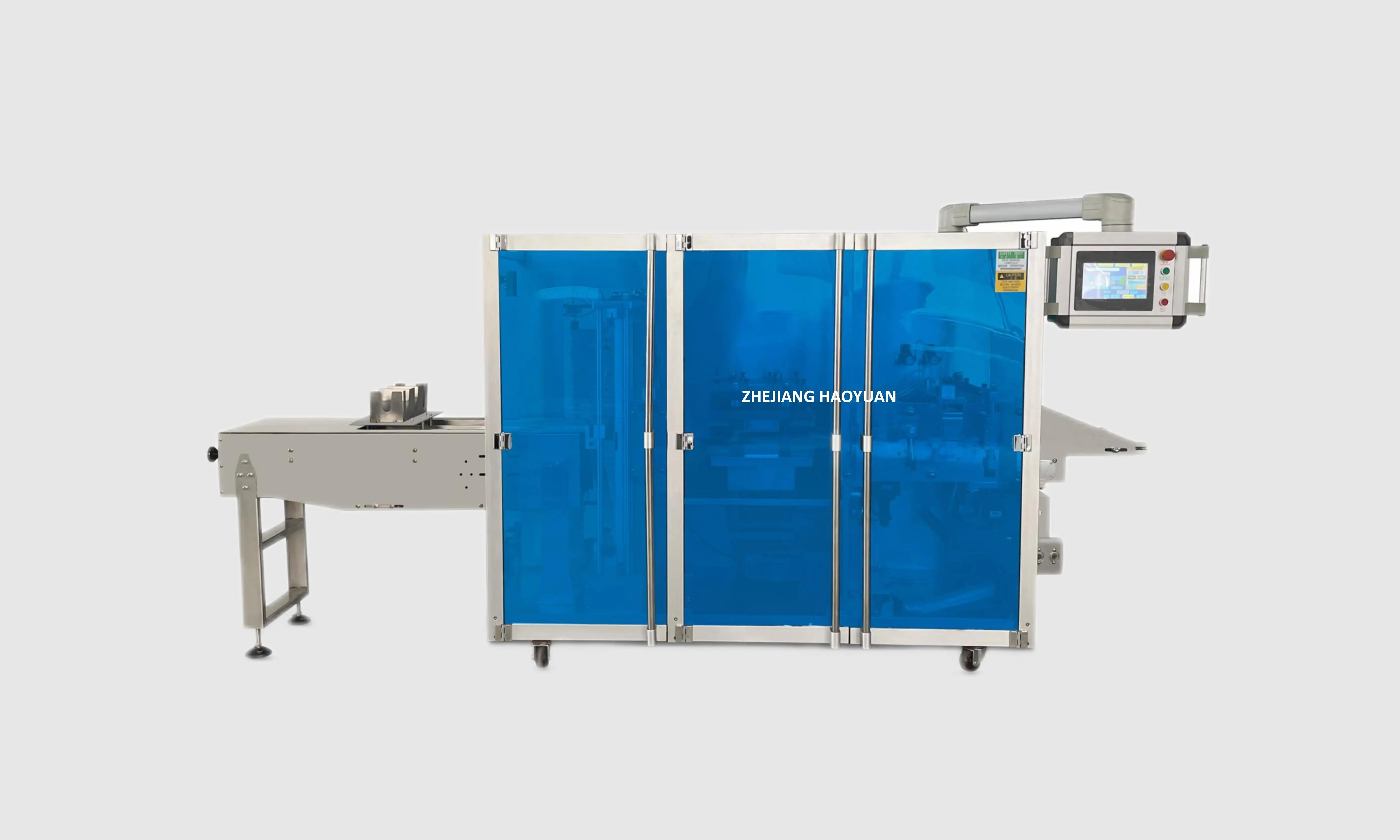 HY-330A Automatic body/hand Warmer Pad Making Machine four side sealing powder adding filling  Packing Machine details
