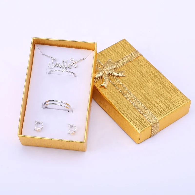 Wholesale Wholesale Small Jewelry Packaging Boxes Gold Jewelry