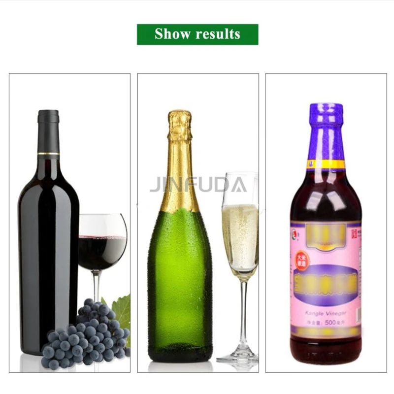 ステンレス製手動シュリンクラップ包装機赤ワインボトルプラスチック