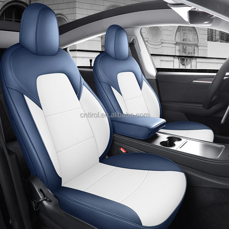 TIROL RTS оптом синий Высококачественный Роскошный Кожаный Набор чехлов для сидений 3