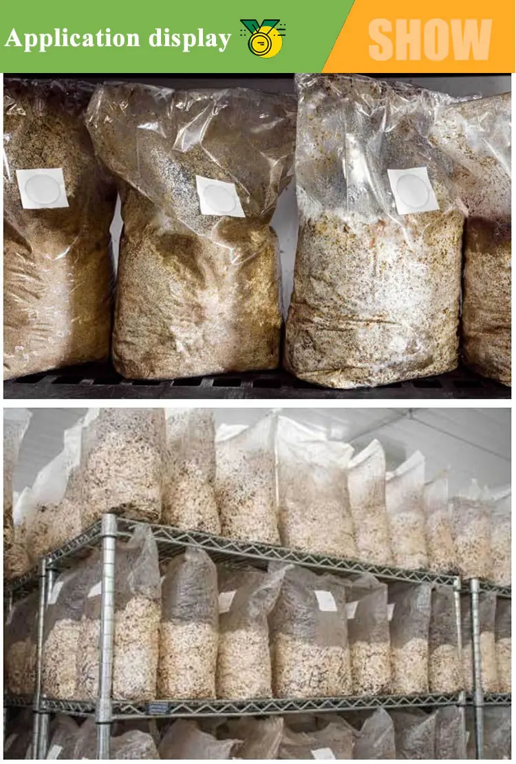 Прочные Полиэтиленовые пакеты для выращивания мицелия с фильтром 0 2/0 5