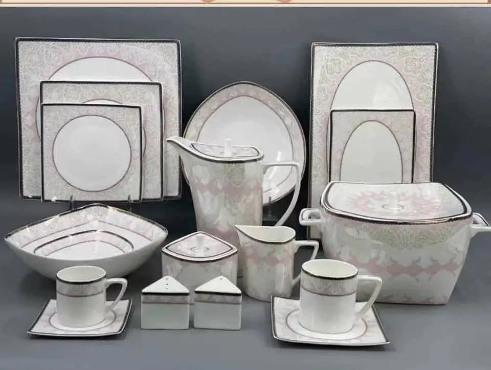 Stylish Dinner Set for Luxury Restaurant and Home, 80 Piece Bone China  Tableware Set for 10 People, …See more Stylish Dinner Set for Luxury  Restaurant