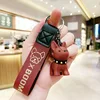 Resin method dog bulldog-red