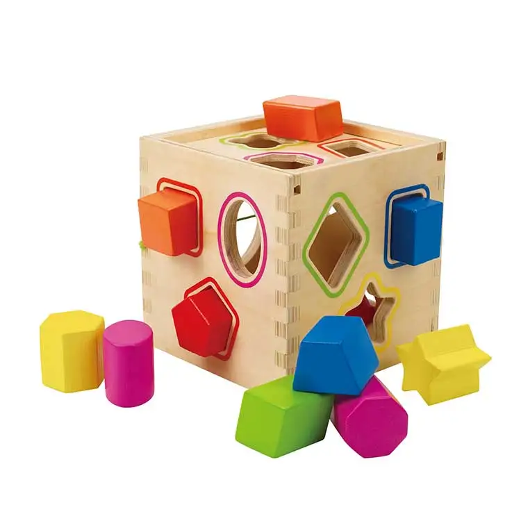 Детский деревянный сортировщик когнитивных и подходящих игр, строительный блок, обучающая игрушка, инструменты для пазлов