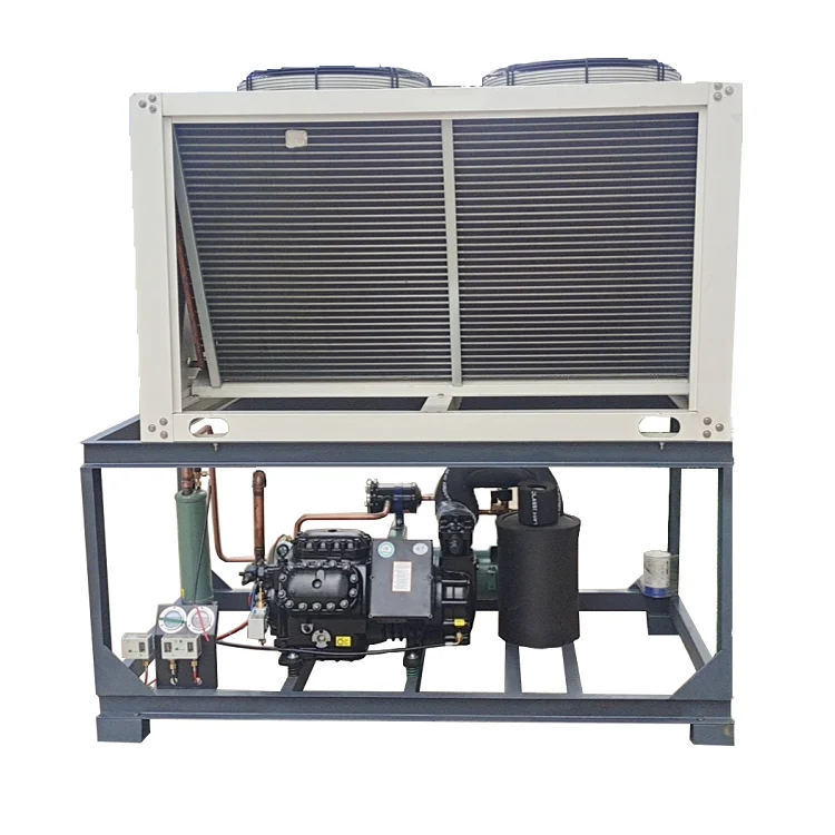 Direct Selling Compressor Refriger Unit Motor Air Cooler Chiller Unit 480v Piston Compressor Condensing Unit with Fan OfCopeland
