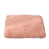 Skin Pink - Alfombra de esponja de felpa larga, sin funda extraíble