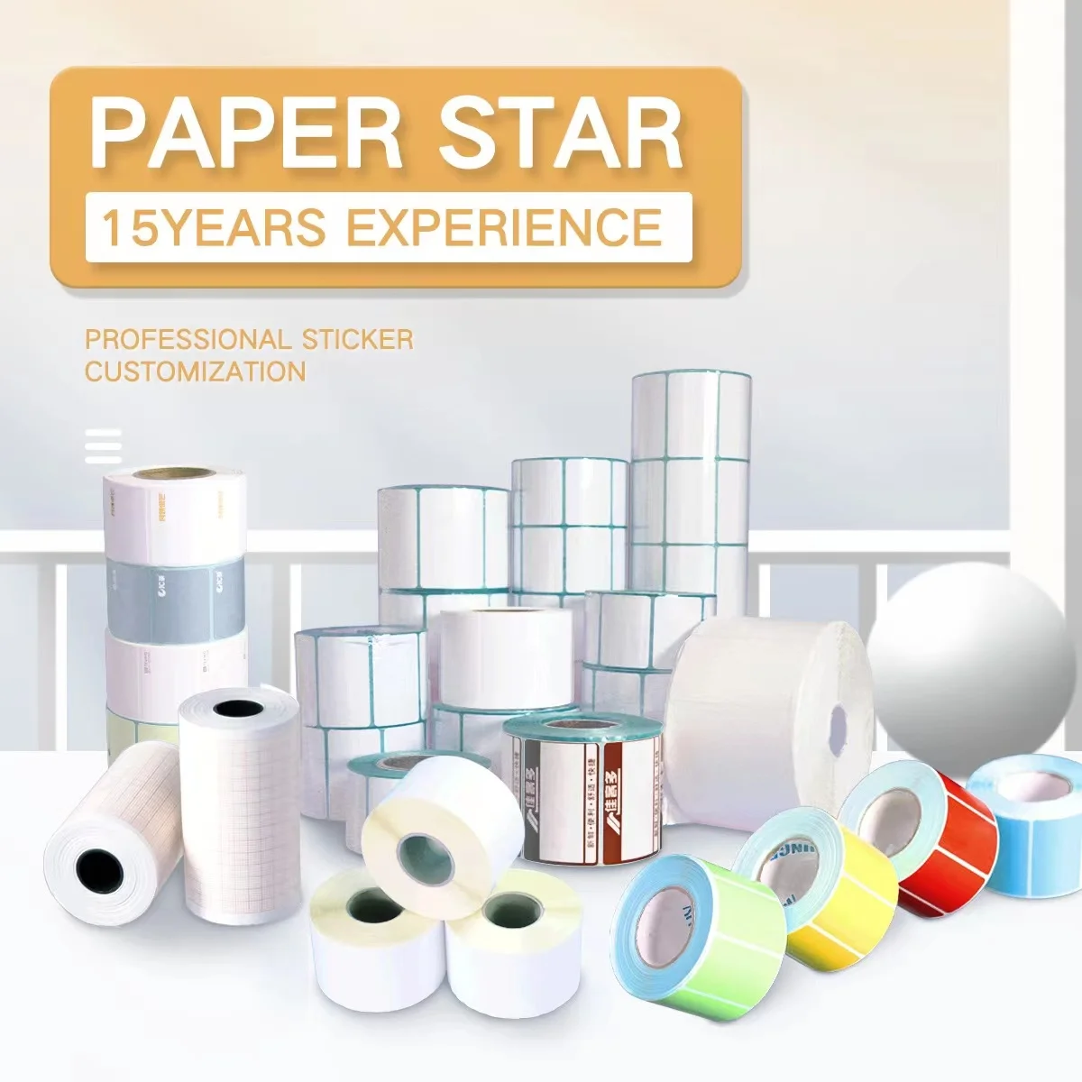 Thermal Label Roll Customized 4*6 Thermal Paper Self-adhesive Label for Logistics Transportation Label details