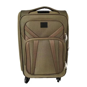 High Quality Fabric Soft Luggage 20/24/28 Inch Waterproof Oxford Travel Bags with Zipper Spinner Wheels