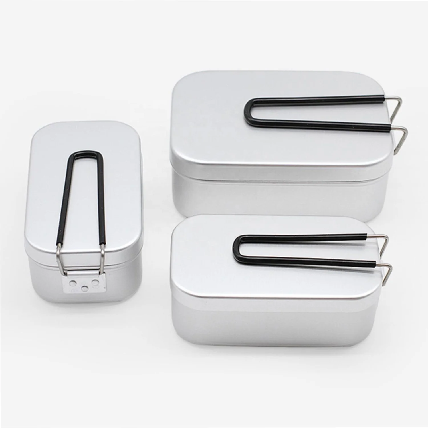 Heated Lunch Box Aluminum Alloy 304 Stainless Steel Lunch Box With Lid