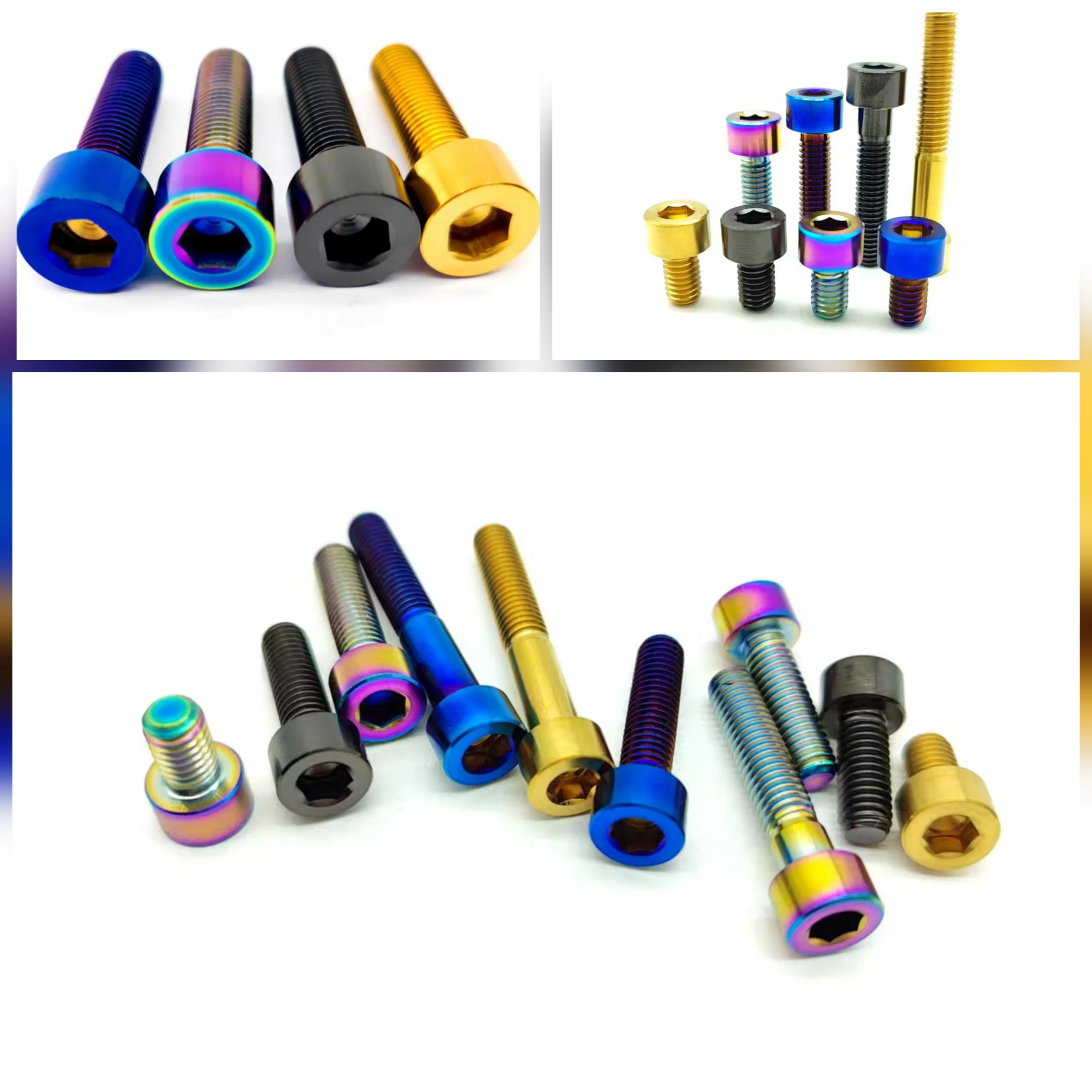 Titanium Alloy Motorcycle Bicycle Hexagon Socket Button Head Bolt