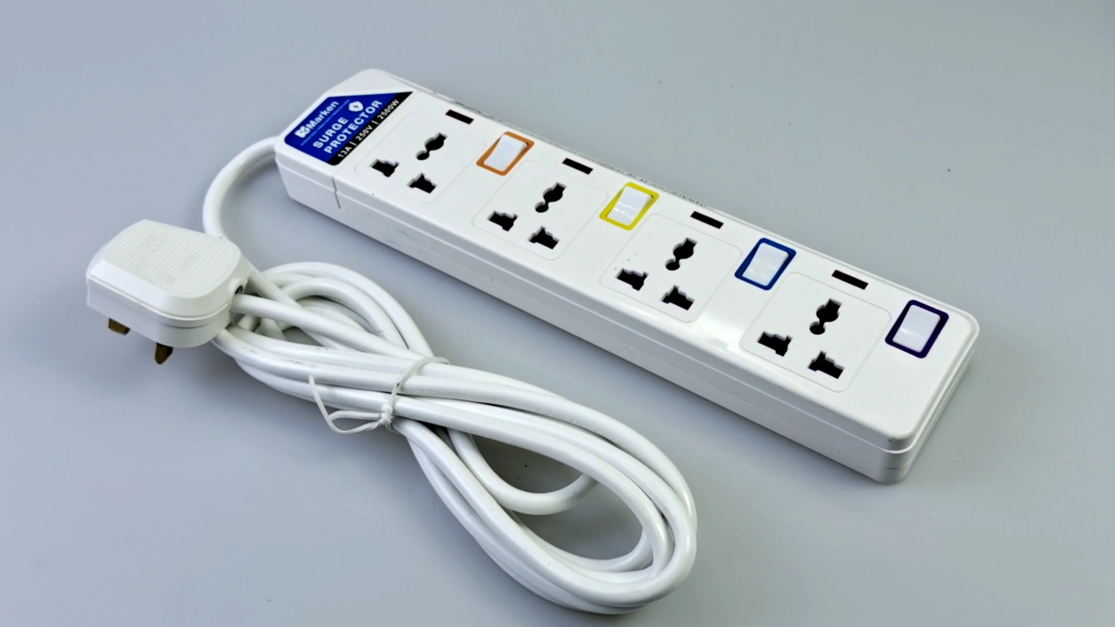 Uk Universal Stjewelry 3d Moldotector Wall Mount New Sdk Extension Socket Portable Power Strip