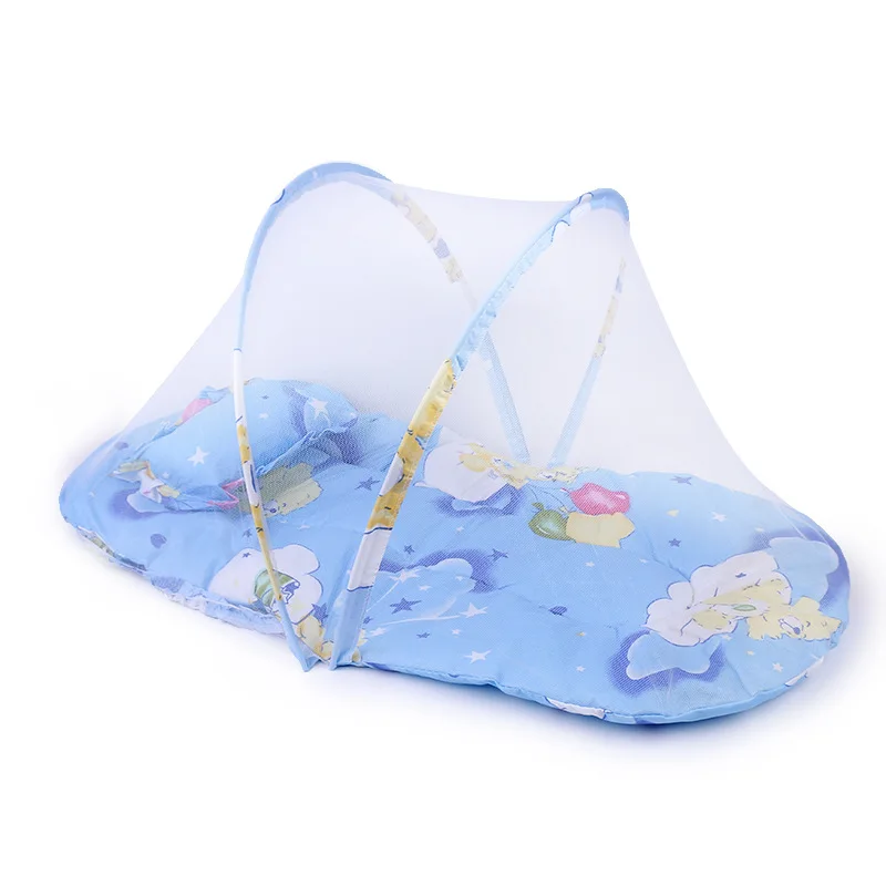 Everystep Crib Mosquito Net / Outdoor & Indoor Folding Bring Your Own Mattress Pillow Baby Mosquito Net Tent