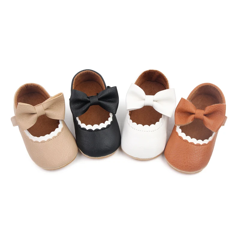 Hot Selling Soft PU Leather Baby Girl Shoes Customized OEM/ODM 2025 manufacture