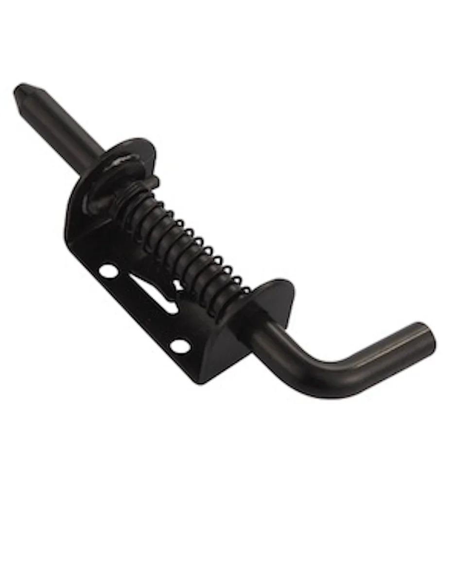 Heavy Duty Carbon Steel Sliding Door Latch Lock Outdoor Application Spring Hardware Latch for Doors manufacture