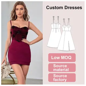 Womens Mini High Waist Sleeveless Strapless Sexy Club Summer Dresses Wholesale Supplier Custom ODM Eco-Friendly Evening Party