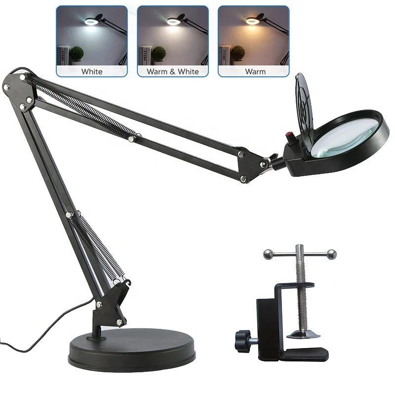 Universal Sewing And Reading Magnifying Magnifying Table Lamp With