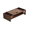 Walnut-colored small king crab lift stand