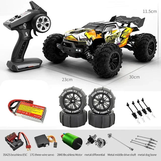 SCY 16101 16102 PRO 1:16 2.4G 4WD Brushless High Speed RC Truck