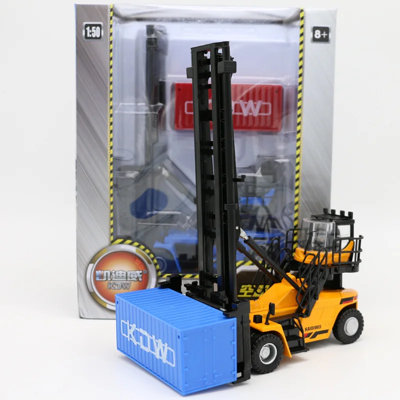 KDW 1:50 Scale Model Car - Empty Container Stacker Toy