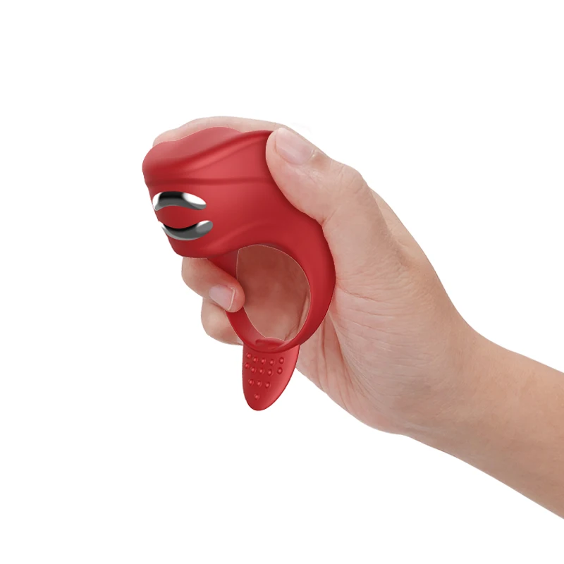 Wireless Remote Control 7 Speeds Frequencies Vibrating Cock Ring Dildo Ring for Man Delay Ejaculation