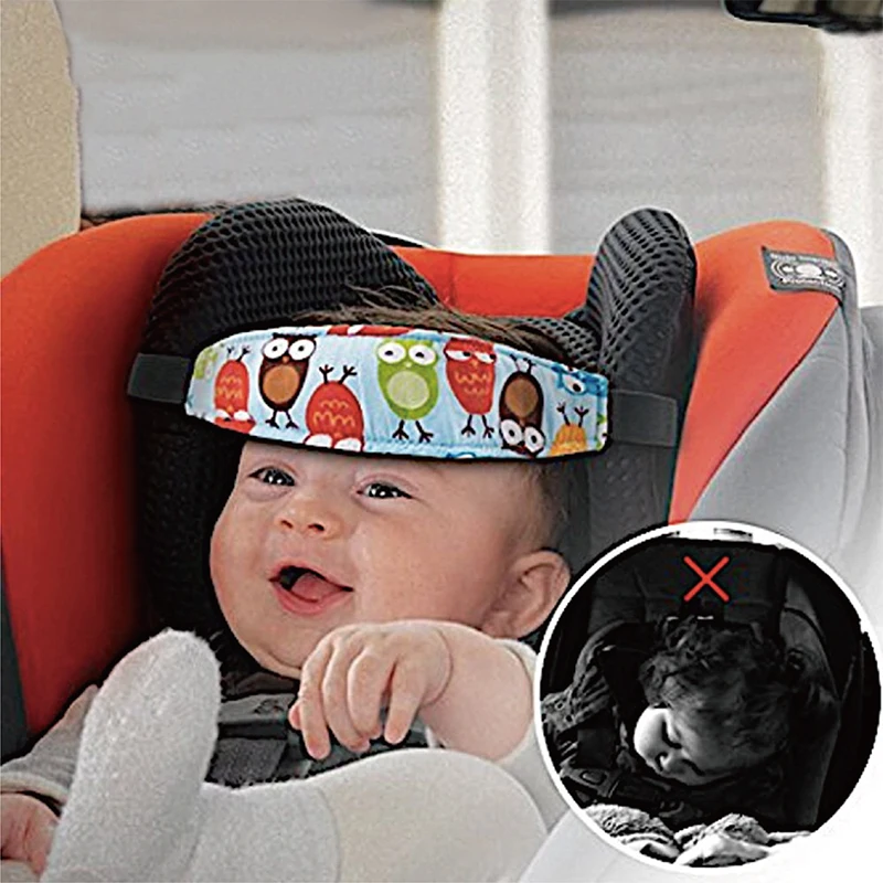 Cartoon Design Child Car Seat Head Support Safety Car Seat Neck Relief