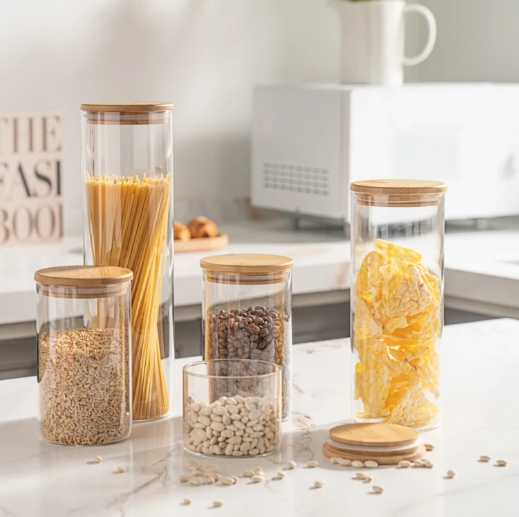 Set 6 Barattoli Vetro Da 700ml | Coperchio Ermetico Con Guarnizione | Per Conservazione Alimenti - Foto 9