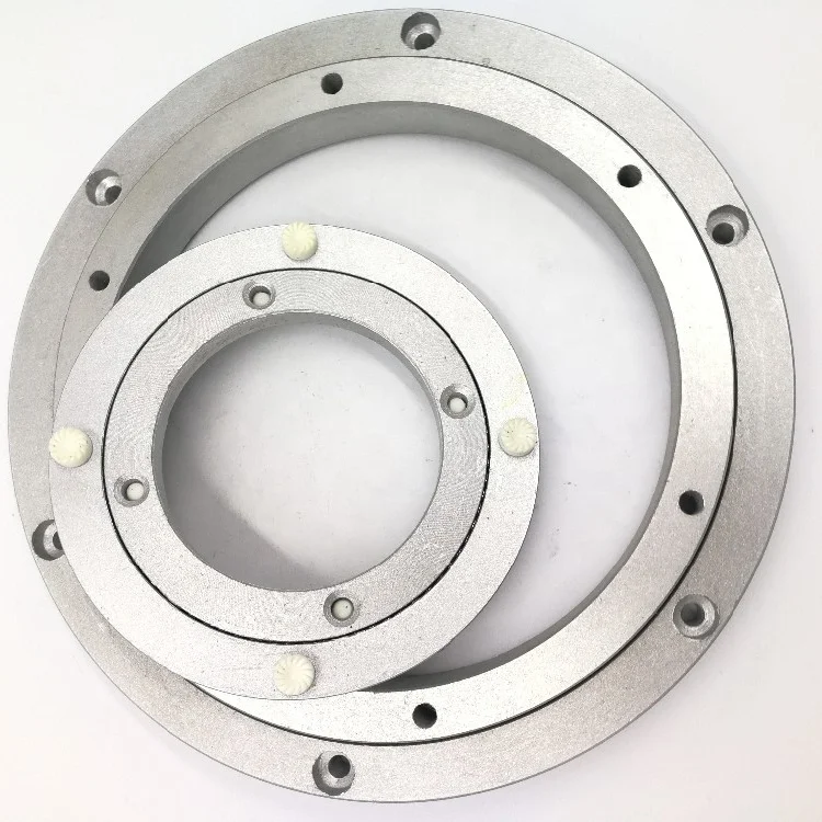 Silencing Aluminum Alloy Table Turntable Swivel Plate 14 Inch Lazy Susan for Restaurant